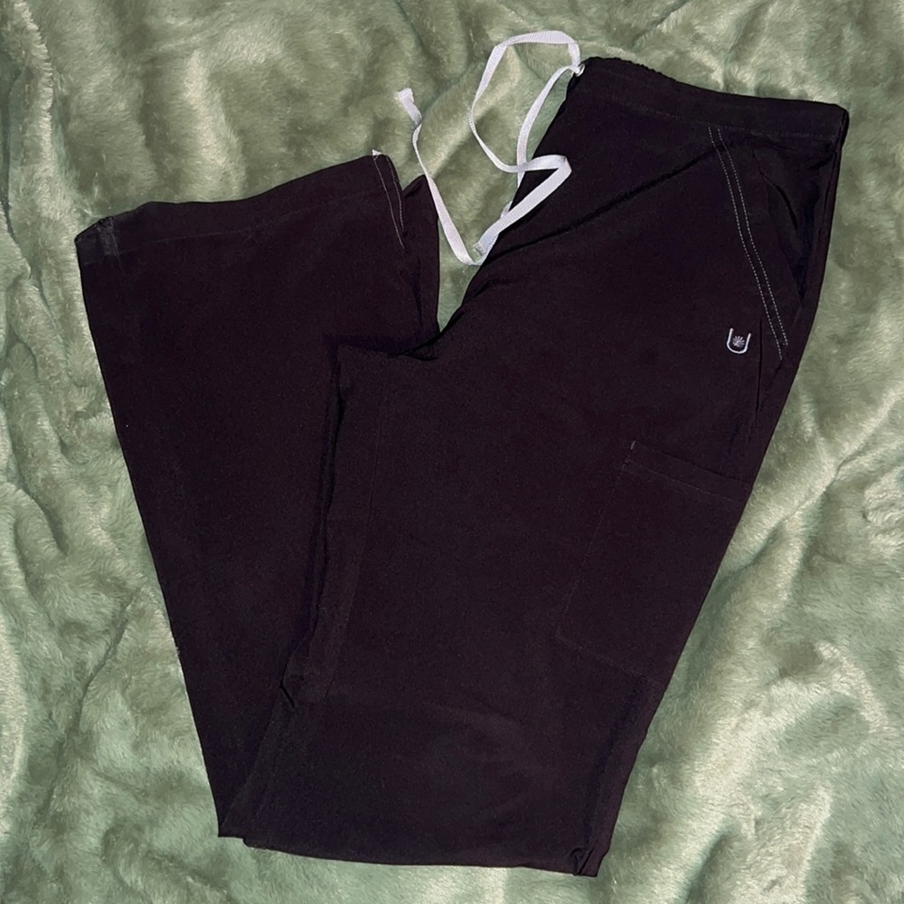 Urbane Performance Endurance cargo scrub pants, black, 5 pockets, sz small tall